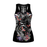 Samurai and Dragon Tattoo Leggings & Tank top