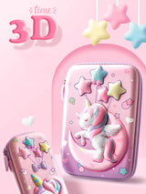 Unicorn Pencil Box 3D