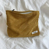 Corduroy Travel Cosmetic Bag - The Next Door Neighbor 