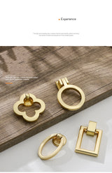 Gold Cabinet Pulls - Solid Zinc Alloy