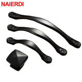 Zinc Alloy Black Cabinet Handles