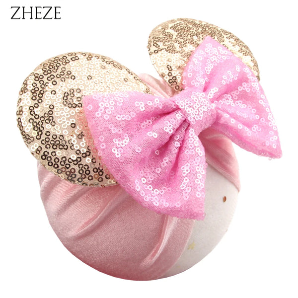 Sequins Mouse Ears Headwrap