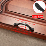 Zinc Alloy Black Cabinet Handles