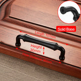 Zinc Alloy Black Cabinet Handles