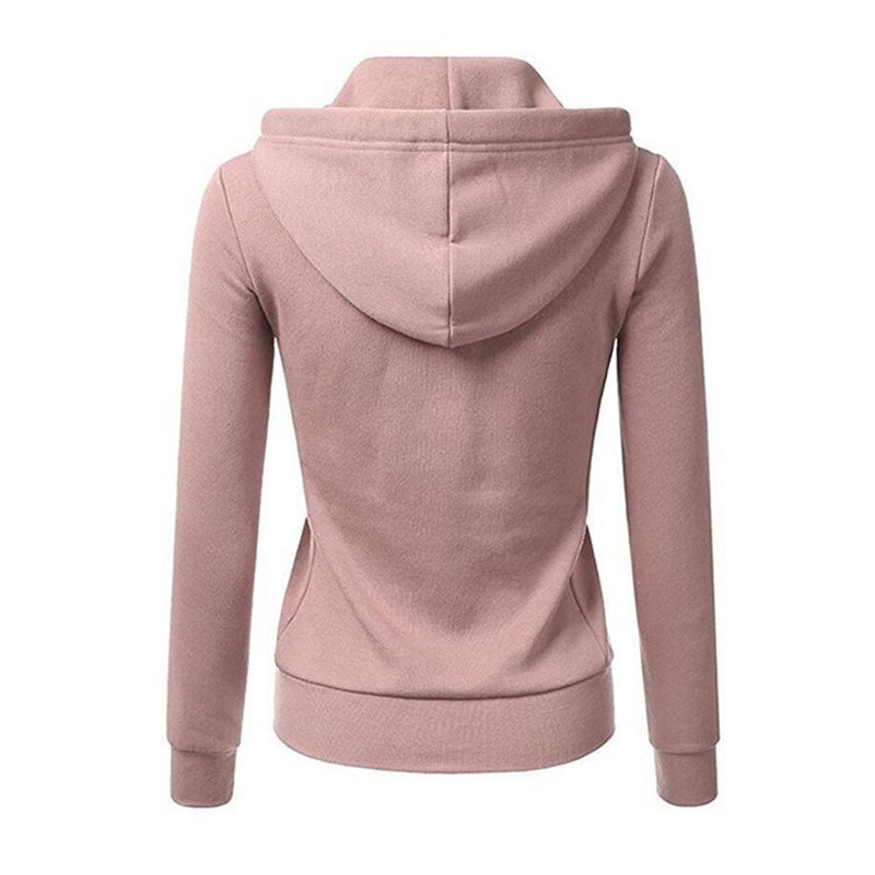 Long Sleeve Hoodie Zipper Sports Outwear