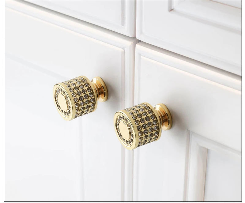 Modern Crystal Cabinet Drawer Handle