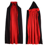 Reversible Red and Black Vampire Cloak