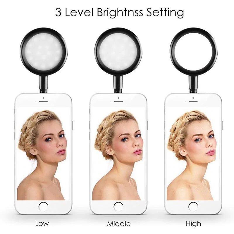 Selfie Ring Light Phone Holder Stand - The Next Door Neighbor 