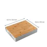 Cutting Board with Storage Drawer
