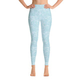 Topical Seas Blue Ocean Swirl Yoga Leggings - The Next Door Neighbor 