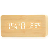 Wooden Digital Alarm Clock - The Next Door Neighbor 