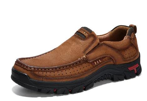 Men's Casual Genuine Leather Slip-on - The Next Door Neighbor 