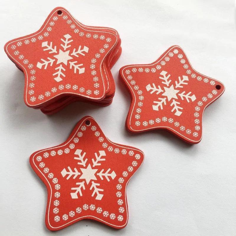 Christmas Wood Ornaments - The Next Door Neighbor 