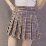 Tenniscore Plaid Mini Skirt - The Next Door Neighbor 