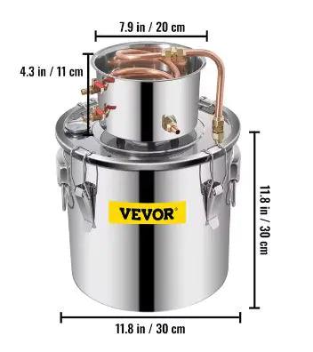 3 and 5 Gallon Alcohol Distiller / Water Distiller Kit