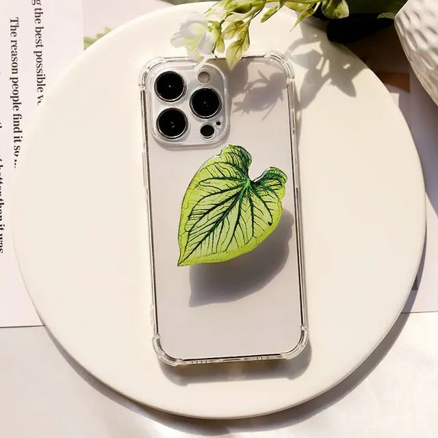 Acrylic Leaf Phone Holder