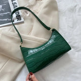 Elegant Leather Shoulder Bag - The Next Door Neighbor 