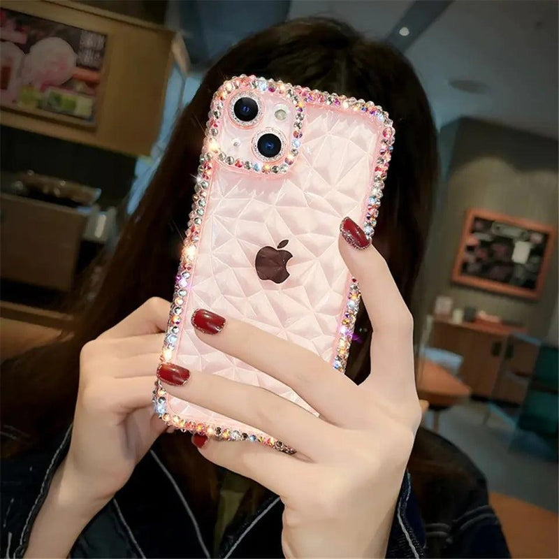 Glitter Diamond Transparent Phone Case - The Next Door Neighbor 