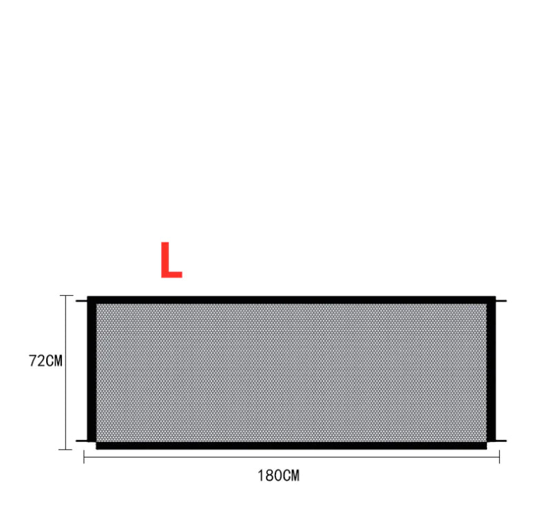 Black Foldable Protection Pet Safety Gate - The Next Door Neighbor 