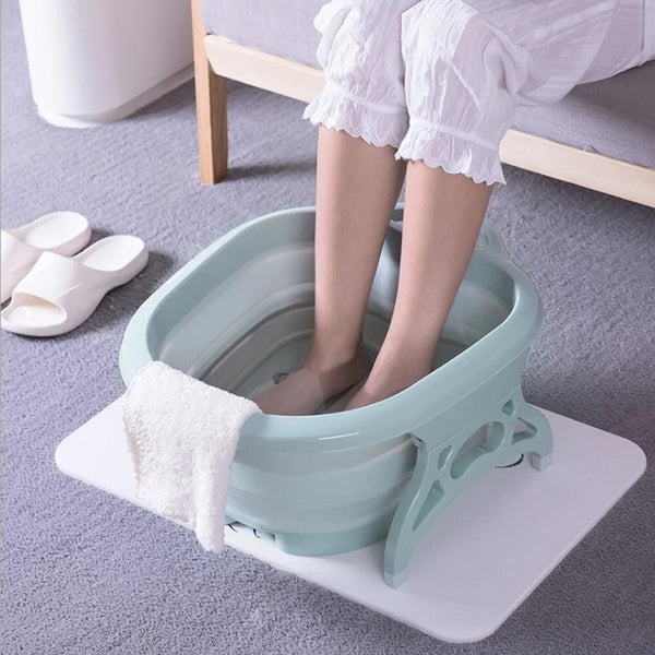 Portable Folding Foot Tub with Massage Balls - The Next Door Neighbor 