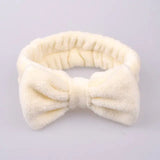 Coral Fleece Soft Bow Headbands