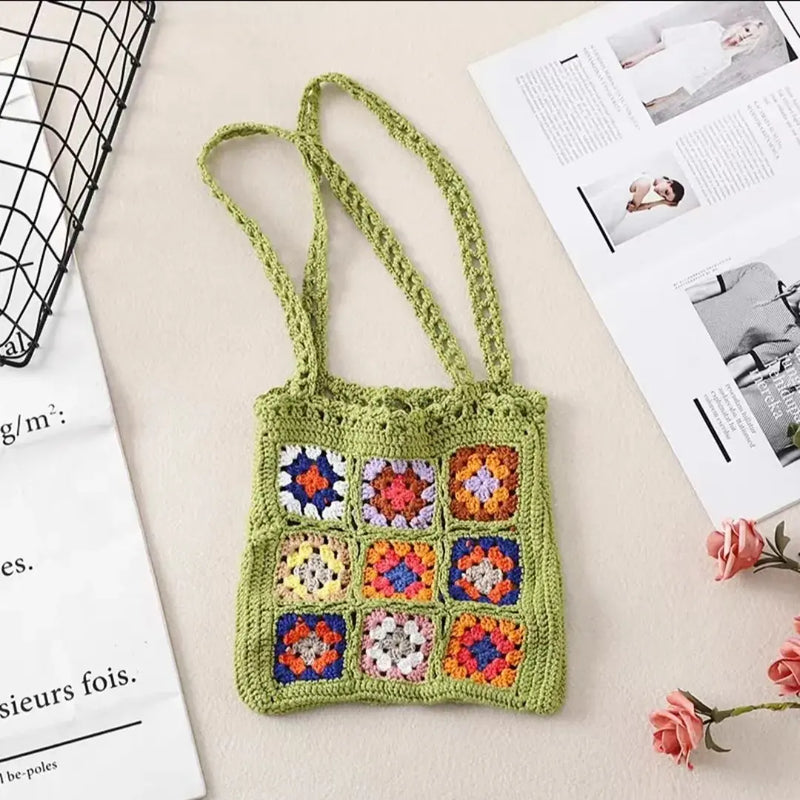 Boho Woven Tote - The Next Door Neighbor 