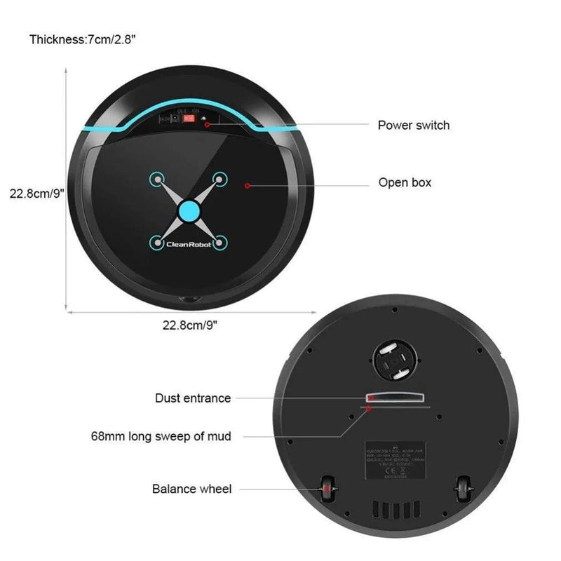 Clean Robot Electric Vacuum Cleaner - The Next Door Neighbor 