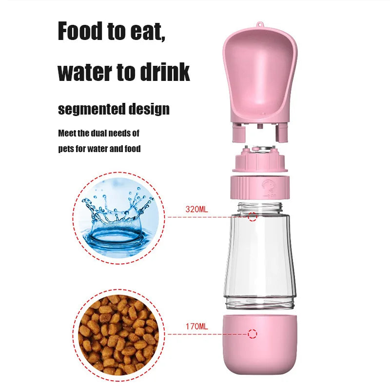 Pet Travel Water or Food Bottle