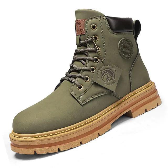 Superior All-Weather High-Top Men's Leather Boots - The Next Door Neighbor 