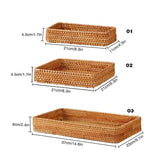 Rattan Wicker Woven Storage Basket - The Next Door Neighbor 