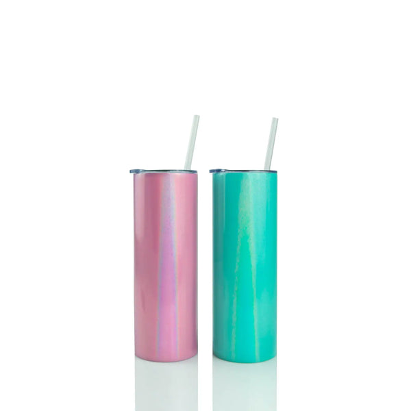 20oz SUBLIMATABLE HOLOGRAPHIC SKINNY EDGE TUMBLER