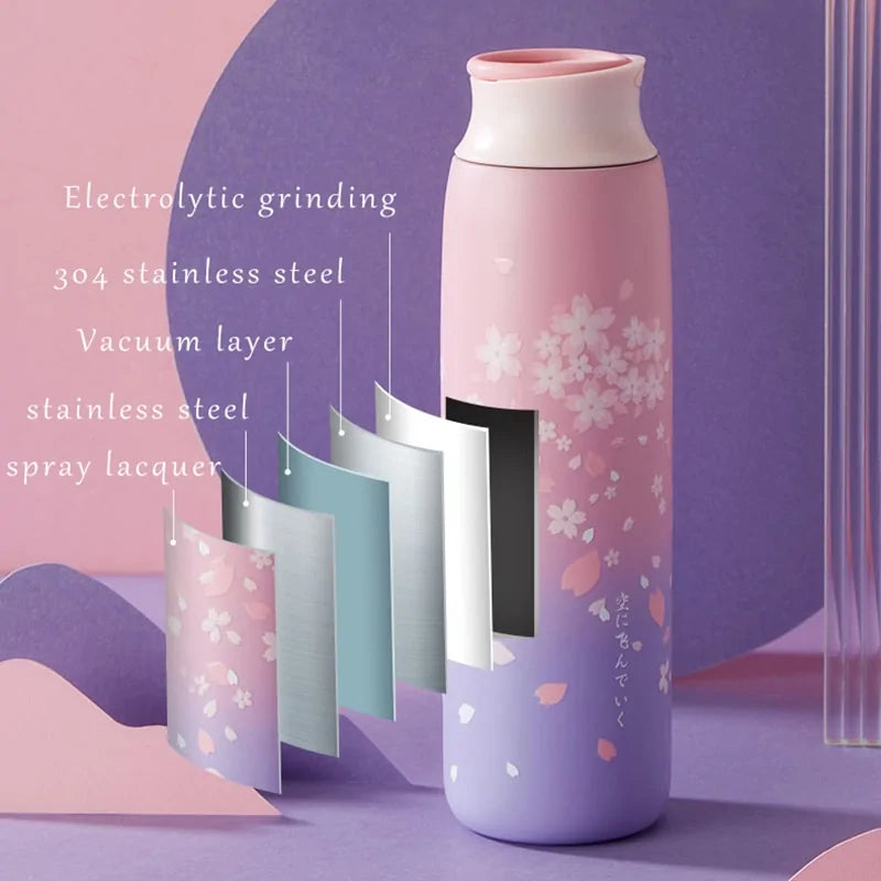 Japanese Sakura Thermos Bottle - The Next Door Neighbor 