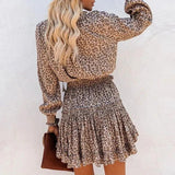 Chic Leopard Print Dress - The Next Door Neighbor 