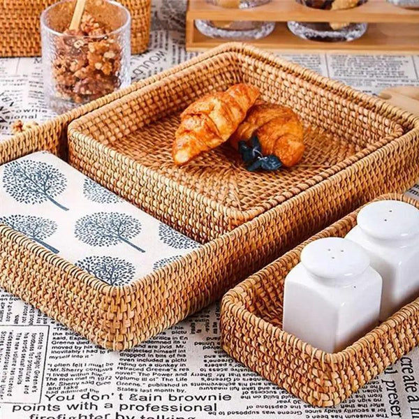 Rattan Wicker Woven Storage Basket - The Next Door Neighbor 