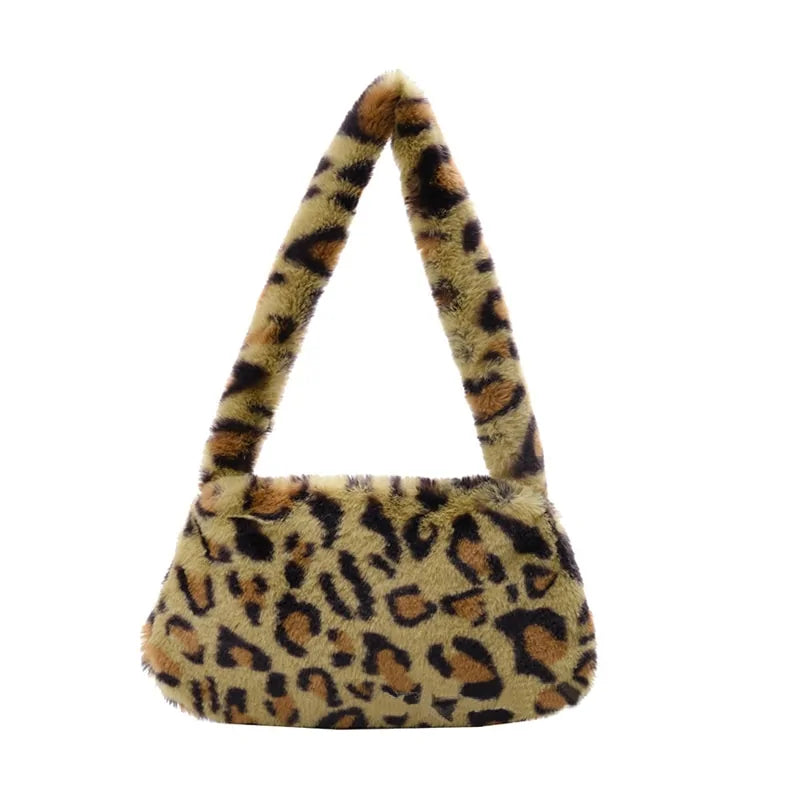 Animal Pattern Shoulder Clutch Bag