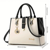 Women's Contrast Simple One Shoulder Handbag