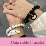 Data Line Bangle Bracelets - The Next Door Neighbor 