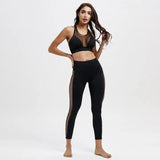 Mesh Patchwork Workout Leggings - The Next Door Neighbor 