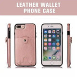 Cross Body Leather Wallet Phone Case - The Next Door Neighbor 