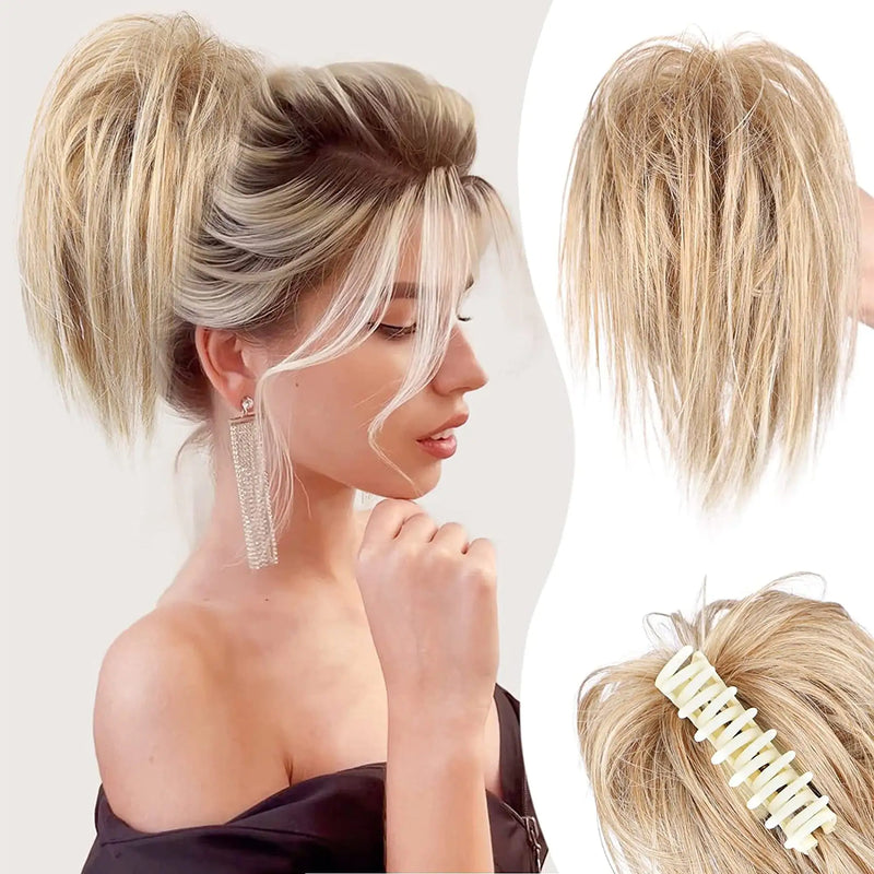 Messy Ponytail Clip Extension - The Next Door Neighbor 