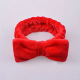 Coral Fleece Soft Bow Headbands - The Next Door Neighbor 