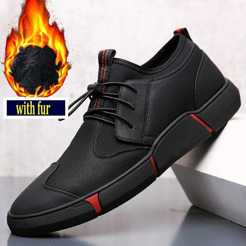 Men's Leather Sneakers - The Next Door Neighbor 