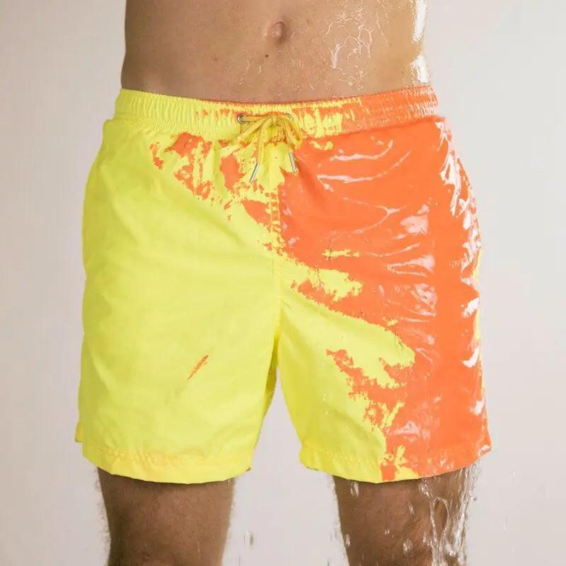 Magical Change Color Men's Beach Shorts - The Next Door Neighbor 