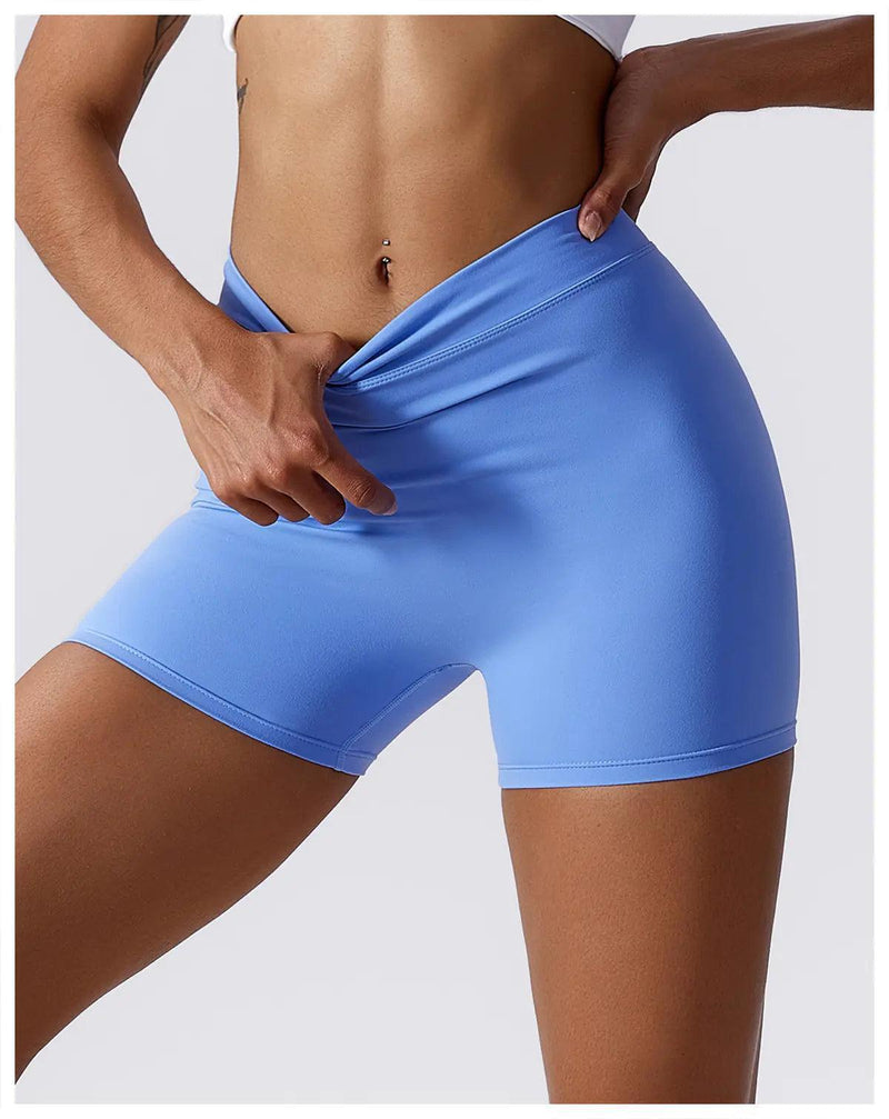 Side Drawstring Yoga Shorts - The Next Door Neighbor 