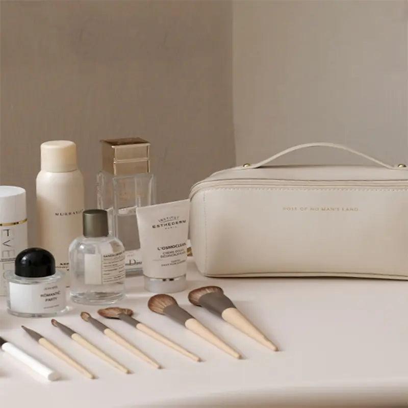 Leather Cosmetic Organizer - The Next Door Neighbor 