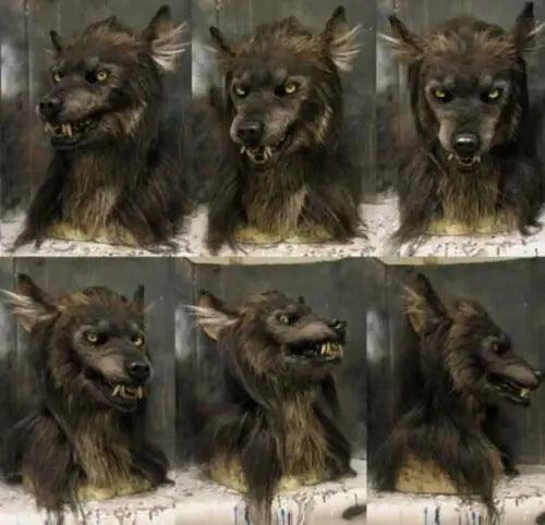 Scary Halloween Wolf Mask