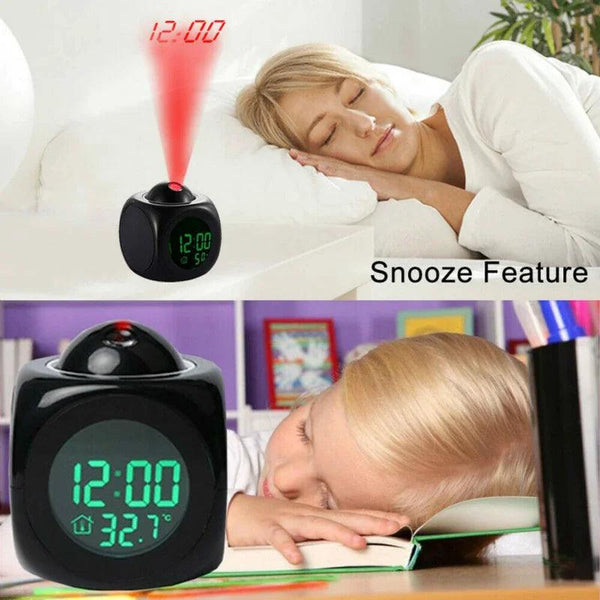 LED Projection Alarm Clock - The Next Door Neighbor 