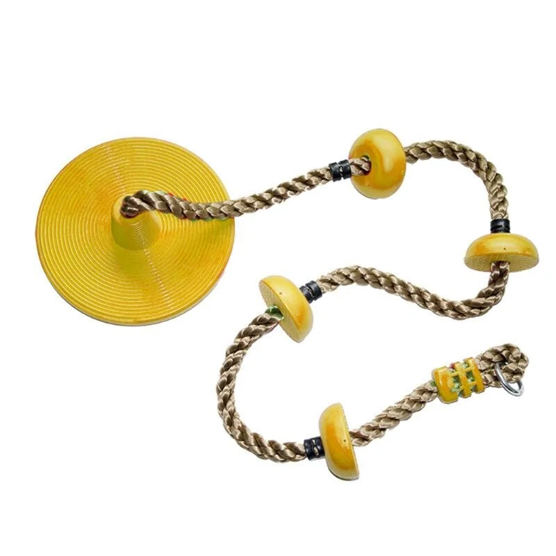 Climbing Rope with Disc Swing