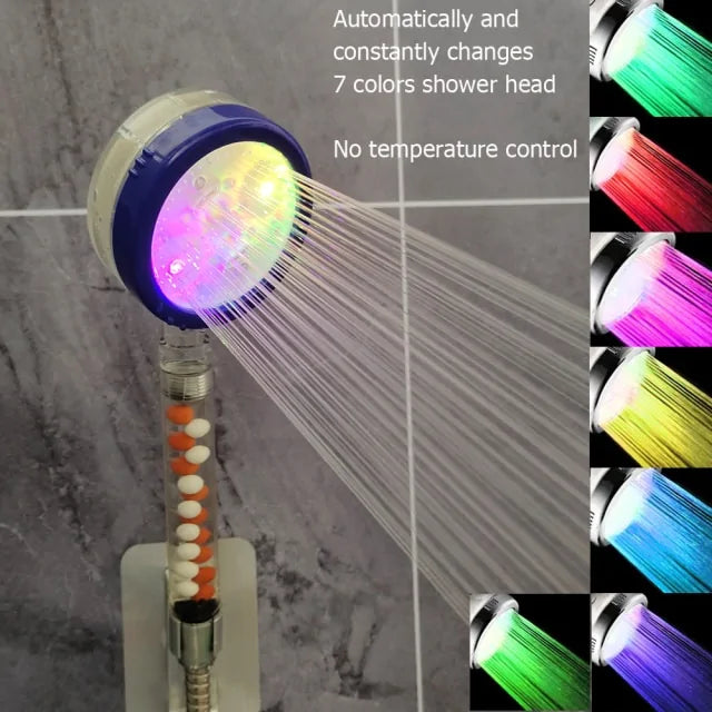 Color Changing Shower Head Temperature Sensor