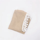 Organic Cotton Baby Tassel Blankets - The Next Door Neighbor 